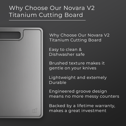 Pure Titanium Cutting Board V2