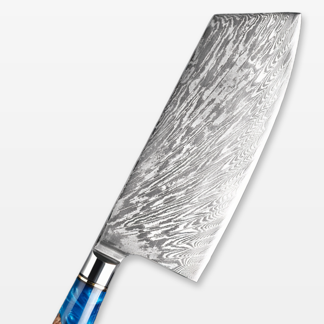 Novara Tsunami (ウェーブナイフ) - Damascus Steel Knives