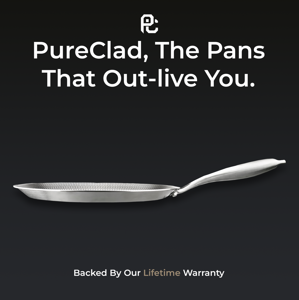 PureClad™ - 7 pc Hybrid Wok & Pans Set w/ Lids
