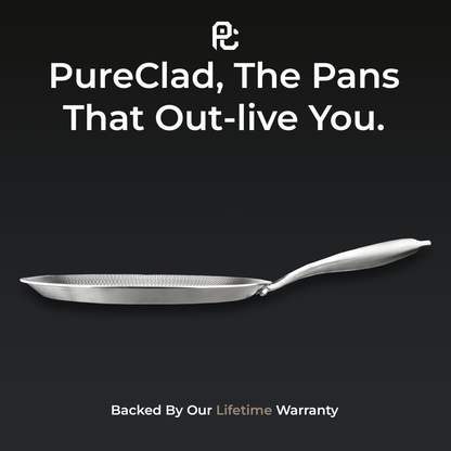 PureClad™ - 7 pc Hybrid Wok & Pans Set w/ Lids