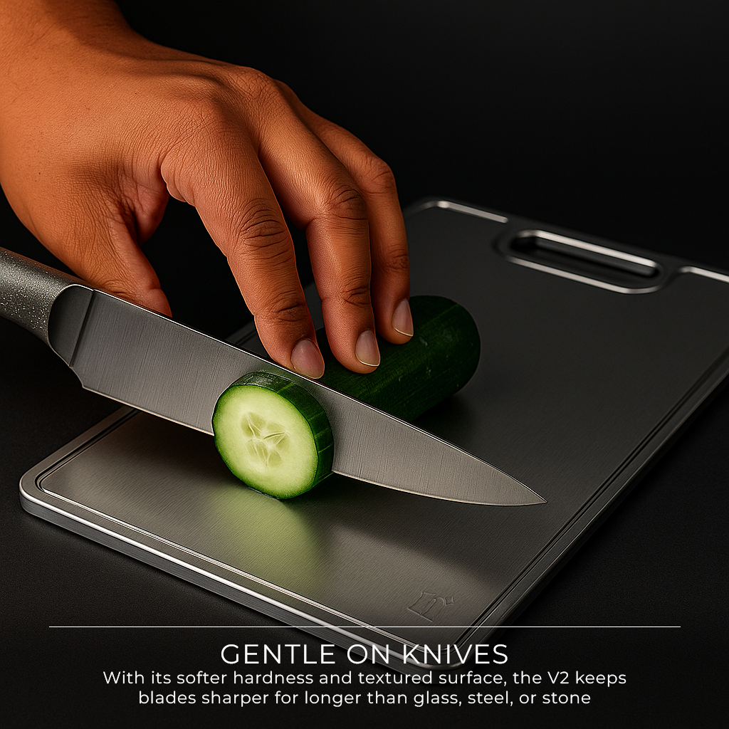 Pure Titanium Cutting Board V2
